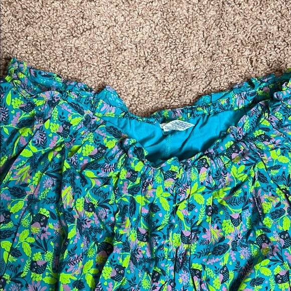 Floral Blue and Green Skort - Picture 3 of 8